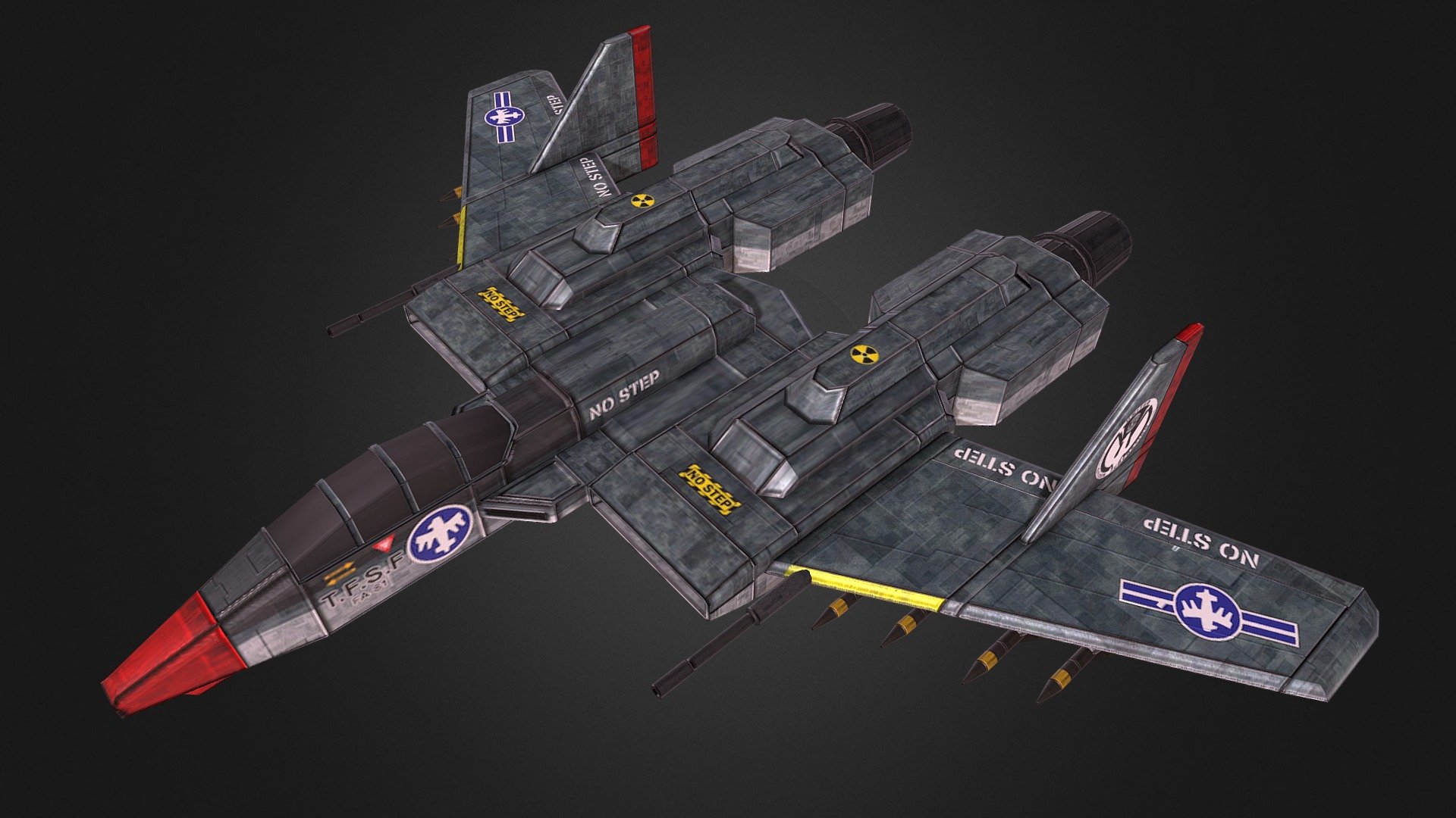 Federation Strike Fighter FA-81 Super Trident - Download Free 3D Model ...