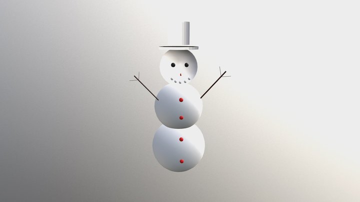Snow Man Lujain 3D Model