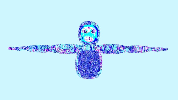 Capuchin Leaked God Model 3D Model