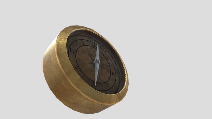 3d Compass Model 3D Model