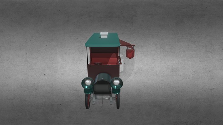 Camion Garford Magasin 3D Model