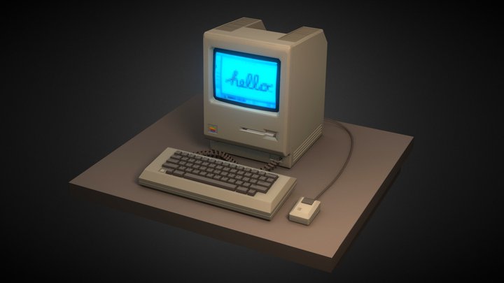 Macintosh 1984 3D Model