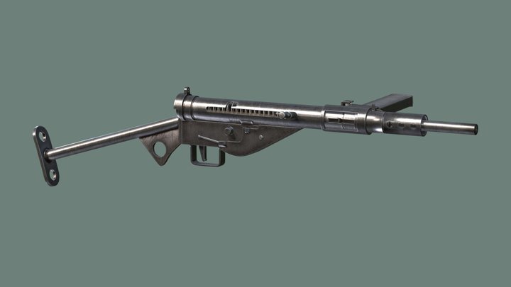 Sten MkII 3D Model