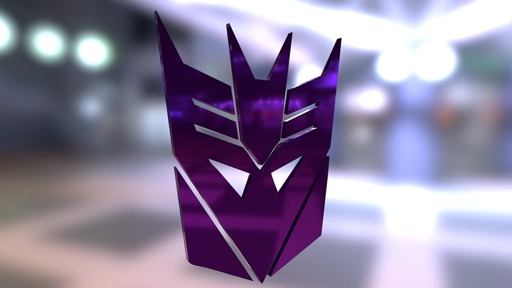 Transformers Decepticons Logo 3D Model