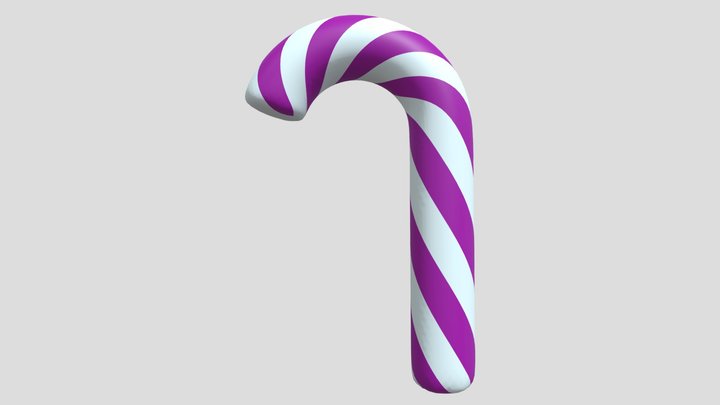 candy cane 3D Model