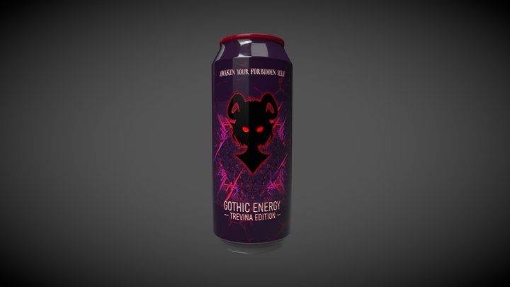 Trevina Energy Drink 3D Model