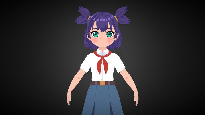 Pioneer Lena Everlasting Summer | Лена БЛ 3D Model