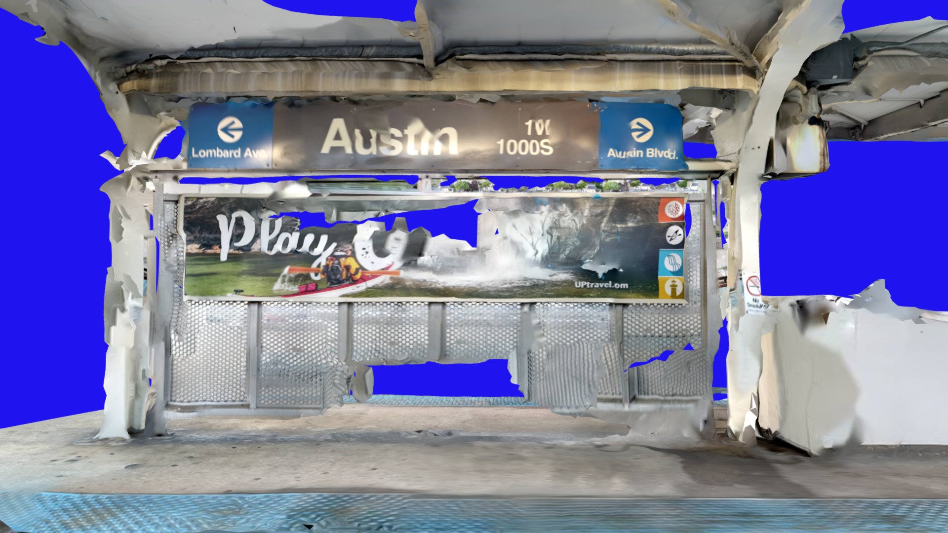 Day 25: Austin Blue line