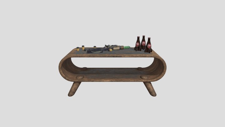 Fallout Nuka Cola Table 3D Model