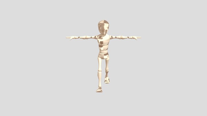 Walking Animation 3D Model