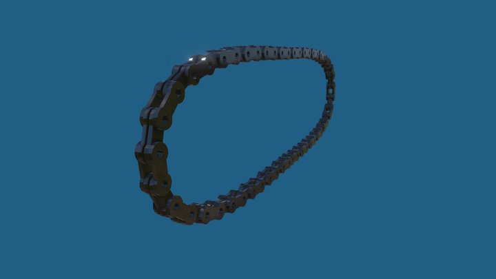 Animated Chain 3D Model