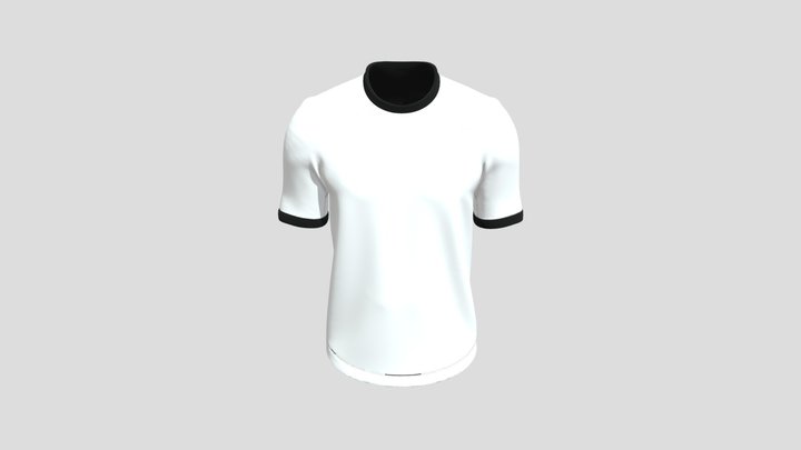 E Sports Jersey Mockup 3D Model