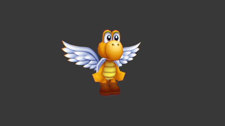 Paratroopa 3D Model