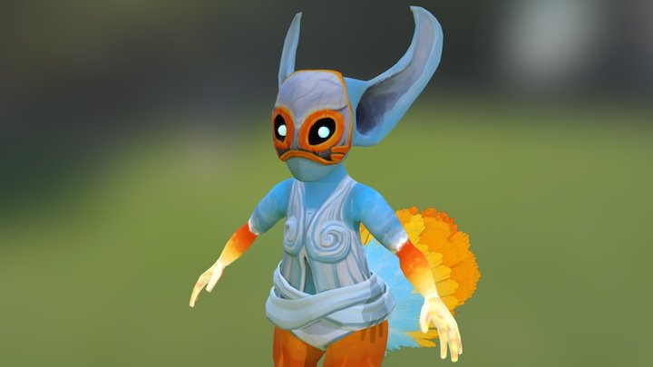 Fire Spirit Lumi 3D Model