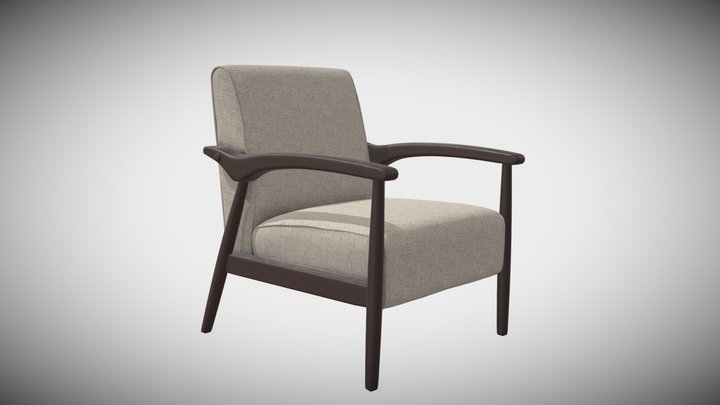 Biege Chair 3D Model