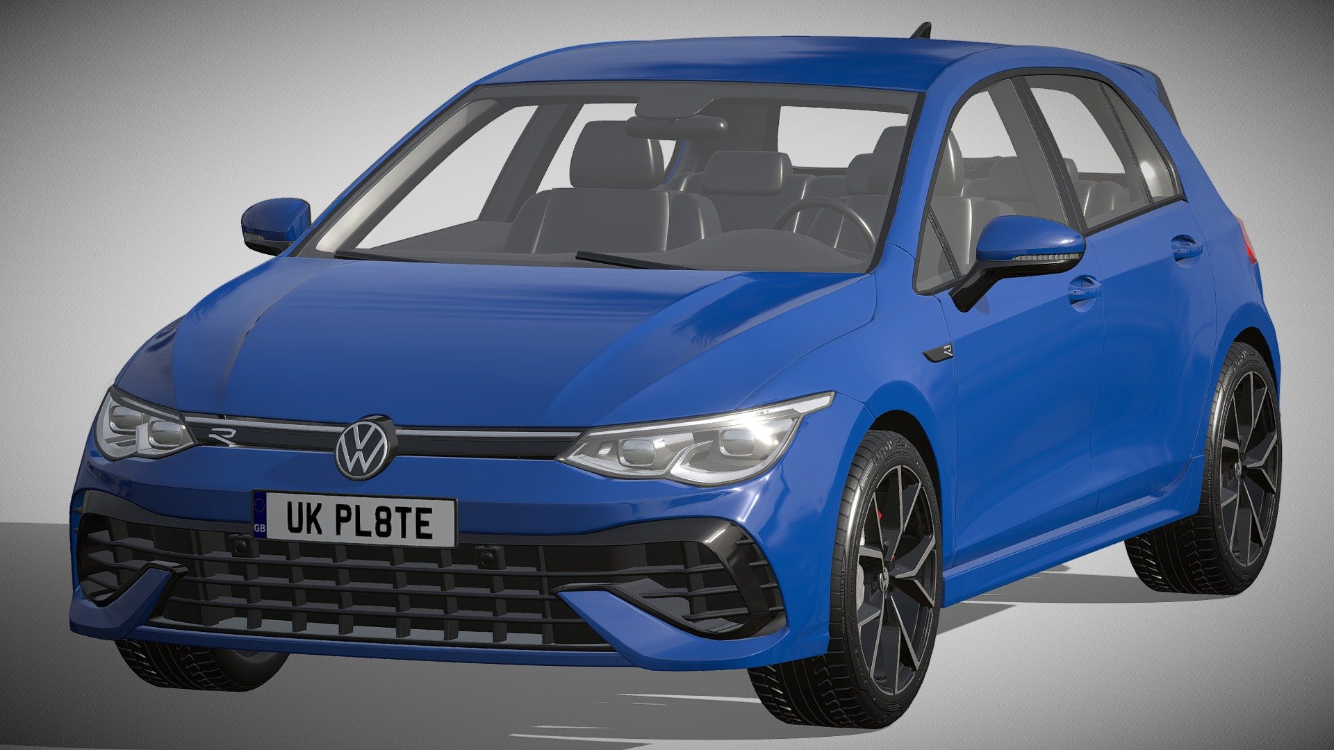 Volkswagen golf 8 R 2022 | 3D model