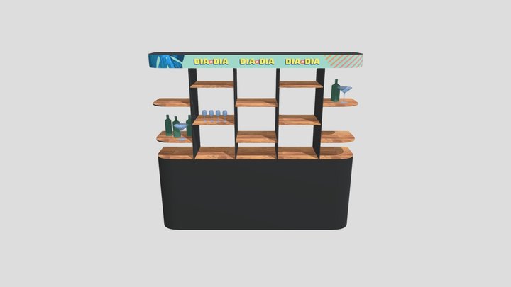 MUEBLE COCINA 3D Model