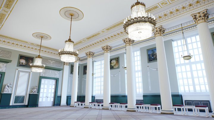 Konzerthaus Berlin: Carl Maria von Weber Hall 3D Model