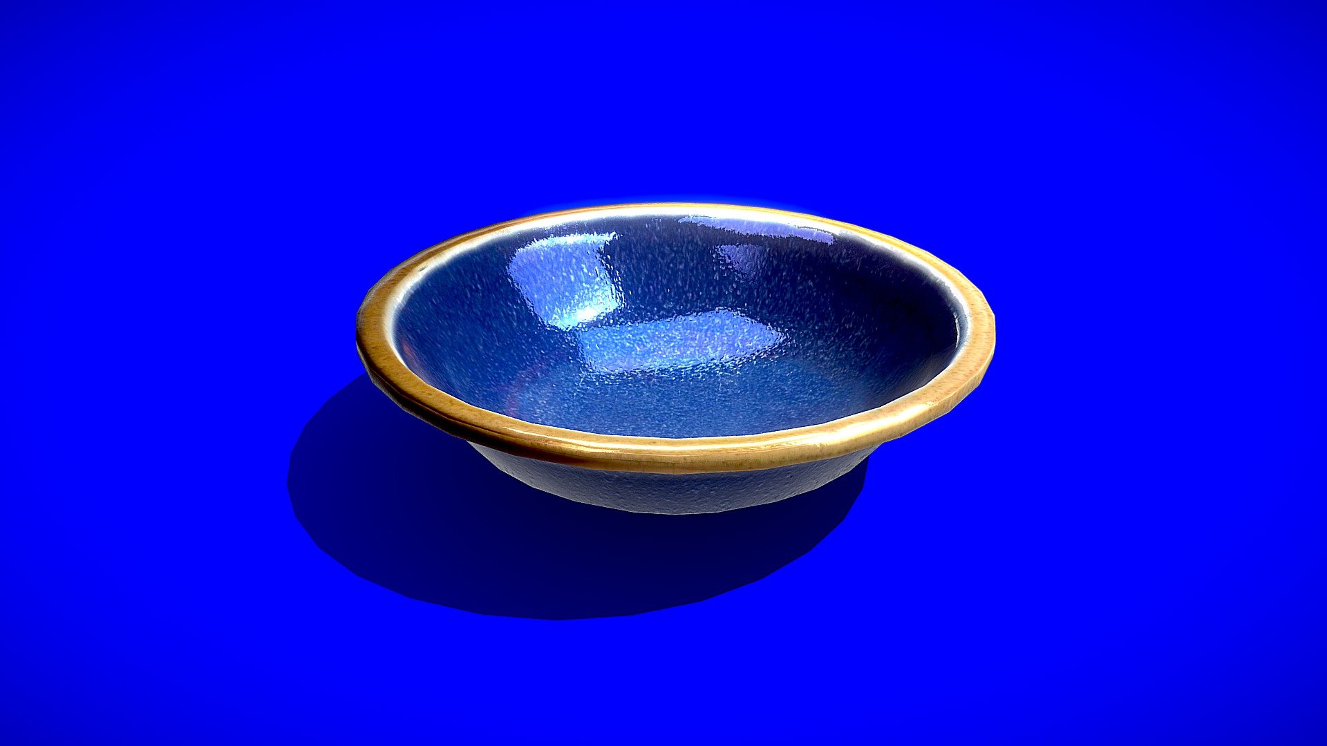 Large Blue Bowl