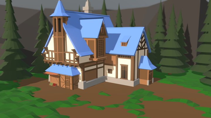 Criação de Cenários Virtuais - Exterior 3D Model