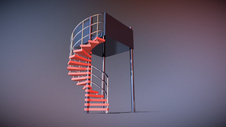 spiral staircase - cầu thang xoắn ốc