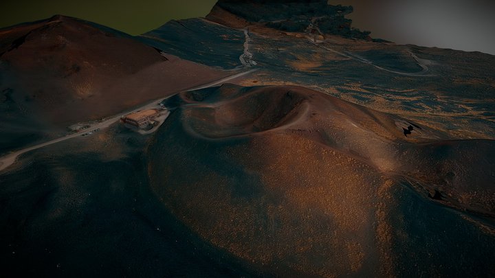 Silvestri Craters - Mount Etna, Italy – Modello 3D gratuito STL