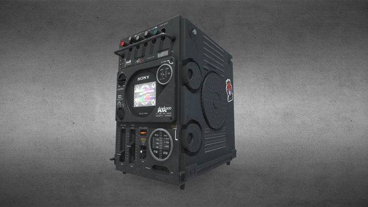 Sony FX-300 Jackal TV/Radio 3D Model
