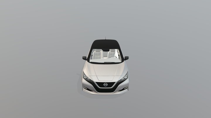 Nissan Leaf 2010 3D Model