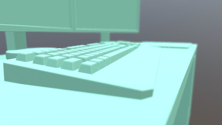 PC Setup 3D Model