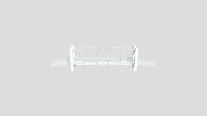Rope Bridge 3D Model