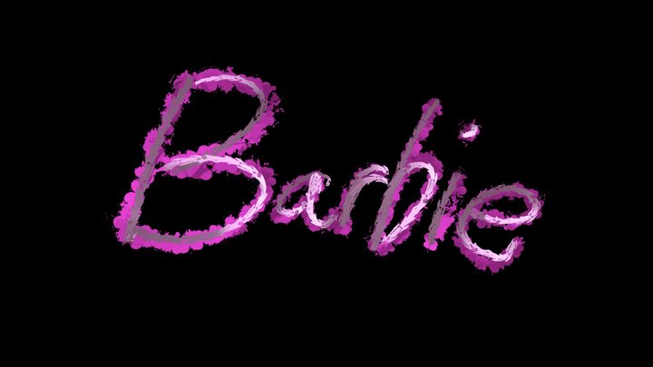 Barbie ® Logo 3D Model