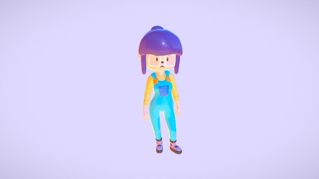 Cartoon girl