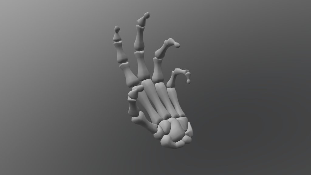 Bone fingers 3d model newegg hd