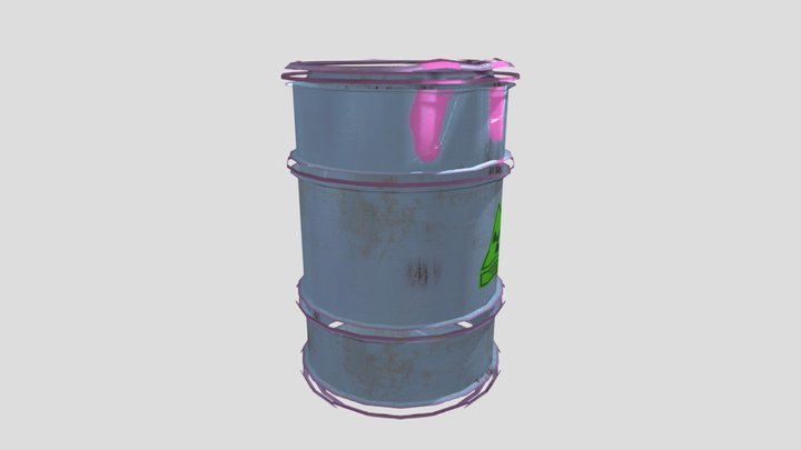 metalbarrel 2 3D Model