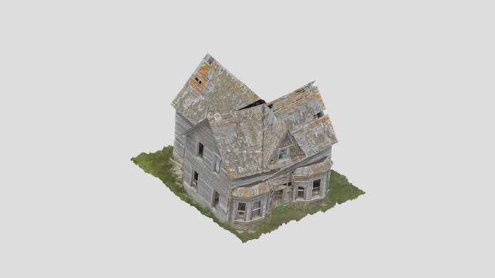 sunsethouse_V01_paintguide_Vo1 3D Model