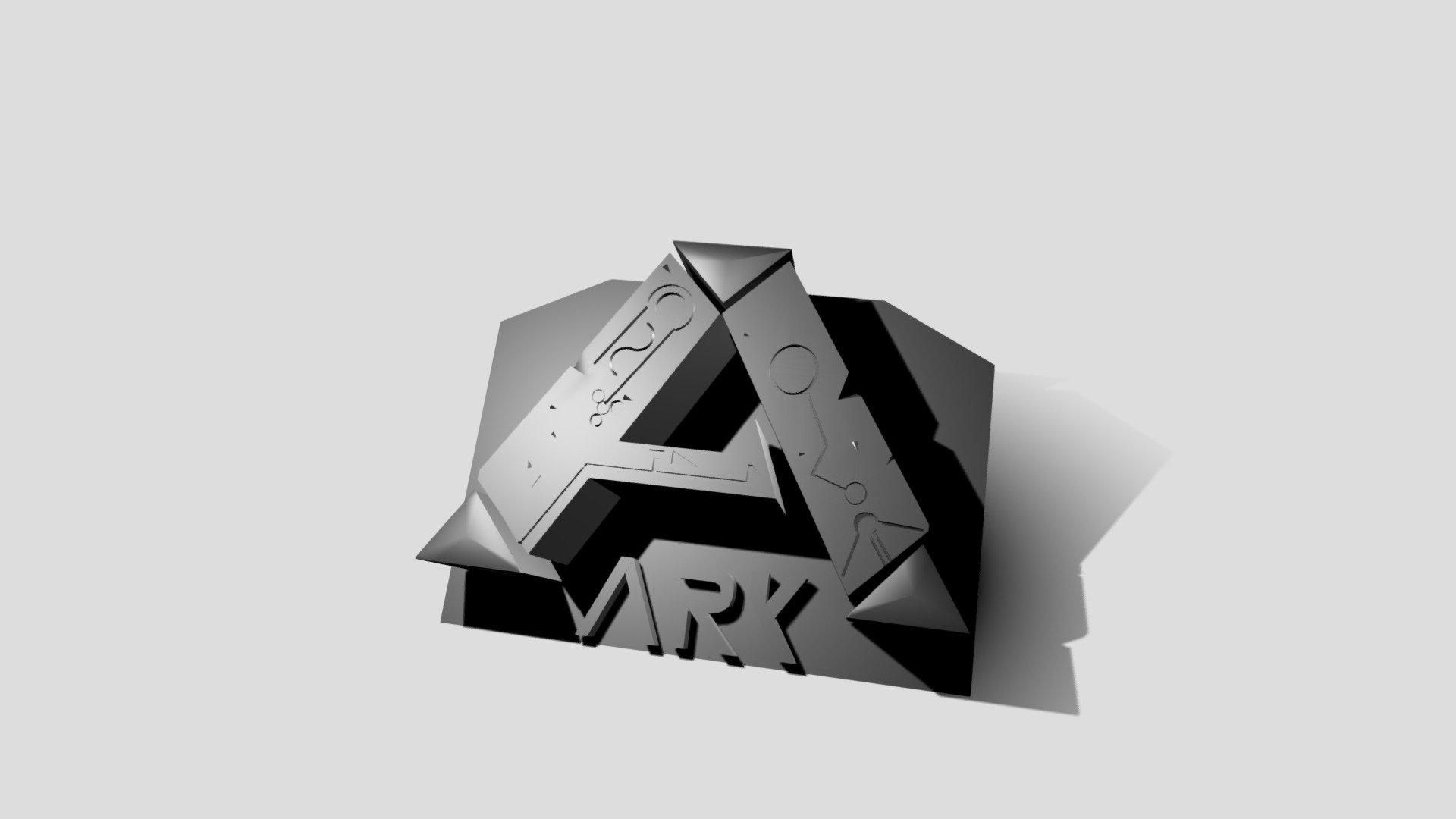 ARK Logo (WIP) - Download Free 3D model by 43269 [a4c040b] - Sketchfab