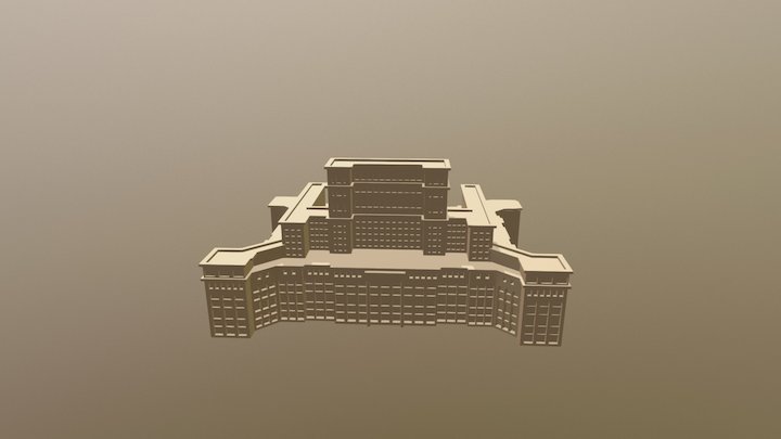 Bucharest Palatul Parlamentului 3D Model