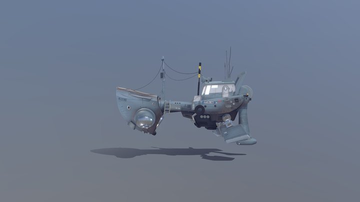 Bateau FBX 3D Model