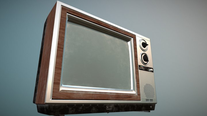 80's TV game prop 3D Model