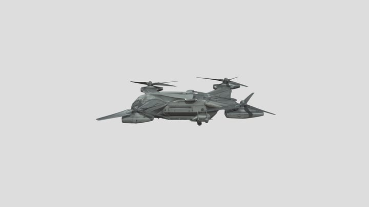 Midnight Osprey 3D Model