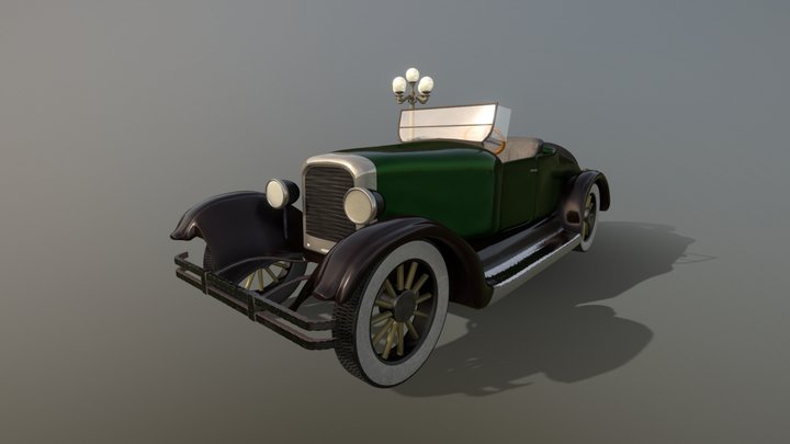 1926 Dodge Roadster 3D Model