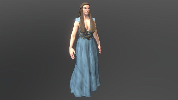 Margaery Tyrell 3D Model