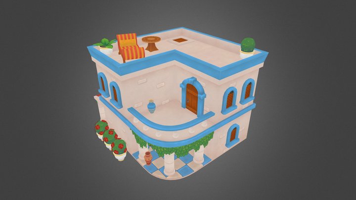 Ancient House 3D Model