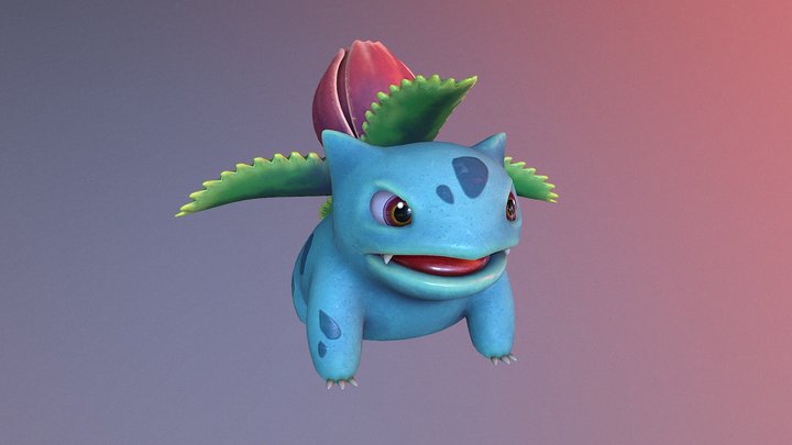 Ivysaur Pokemon Baixar modelos 3D grátis