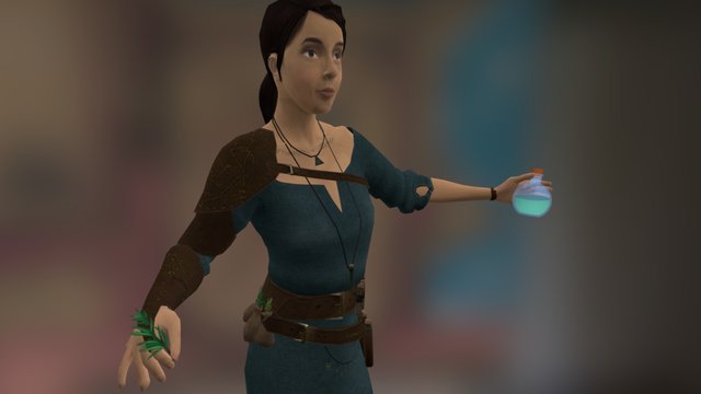 1st Year DMU Game Art Character 3D Model