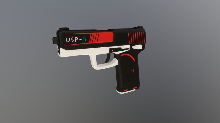 CW-Pistol 3D Model