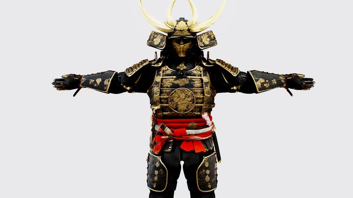 Samurai Warrior – Modello 3D gratuito STL