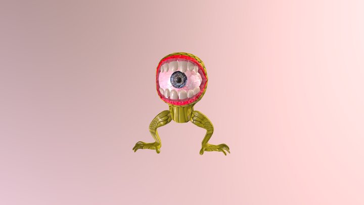 Eyeball Guy 3D Model