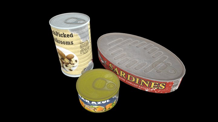 Canned Food 3D Model