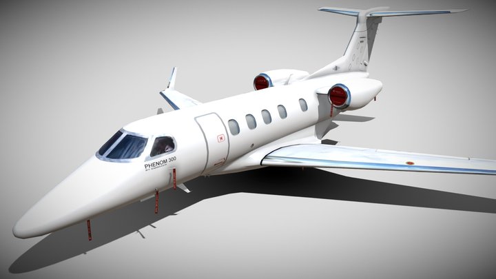 Embraer Phenom 300 3D Model